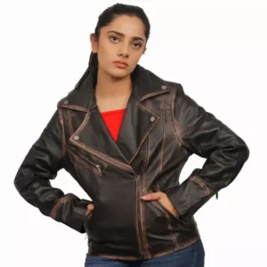 Distressed Leather Jackets 