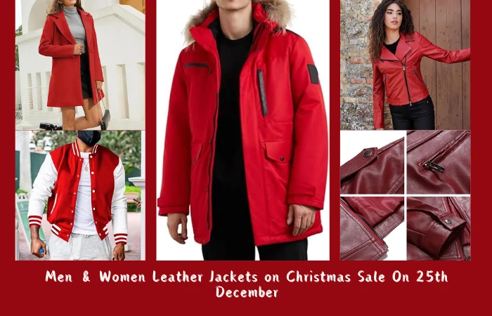 Men & Women Leather Jackets on Christmas Sale On 25th December